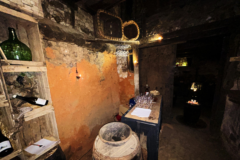 Unique experience in a medieval winery with wine tasting