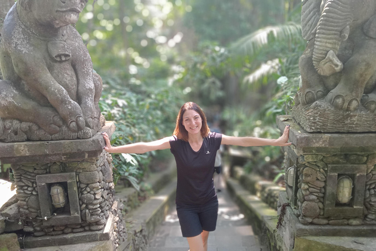 Ubud : Monkey forest, Temple and waterfall Private TourTour with Lunch