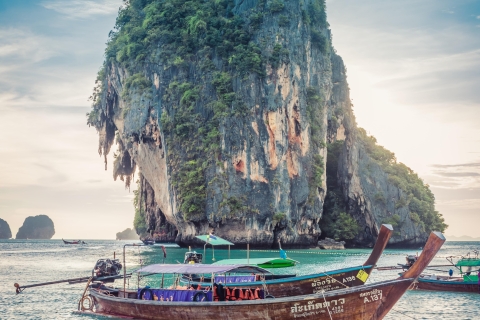 Ao Nang, Krabi: Group Tour to 4 Islands with Lunch By Longtail Boat: Krabi 4 Islands Group Tour
