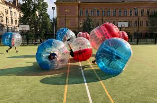 Prag: Bubbles Fußball in der Prager Innenstadt