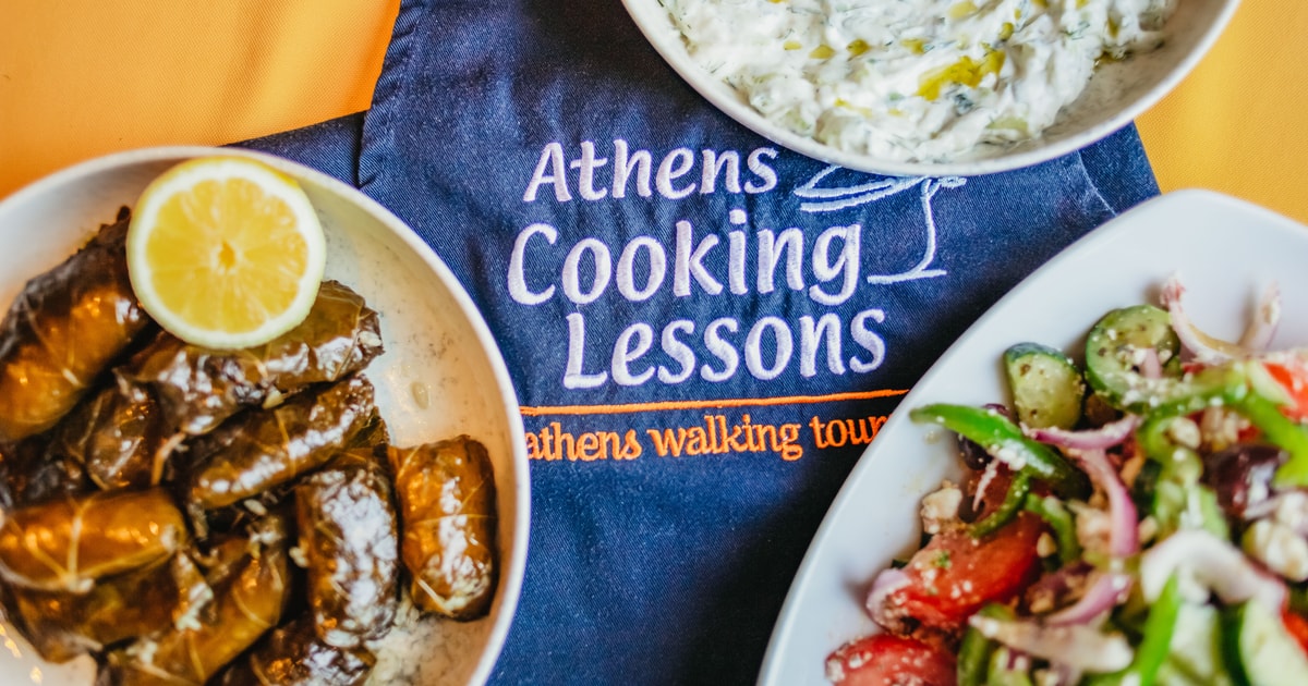 Athens Greek Cooking Lesson & 3Course Dinner GetYourGuide
