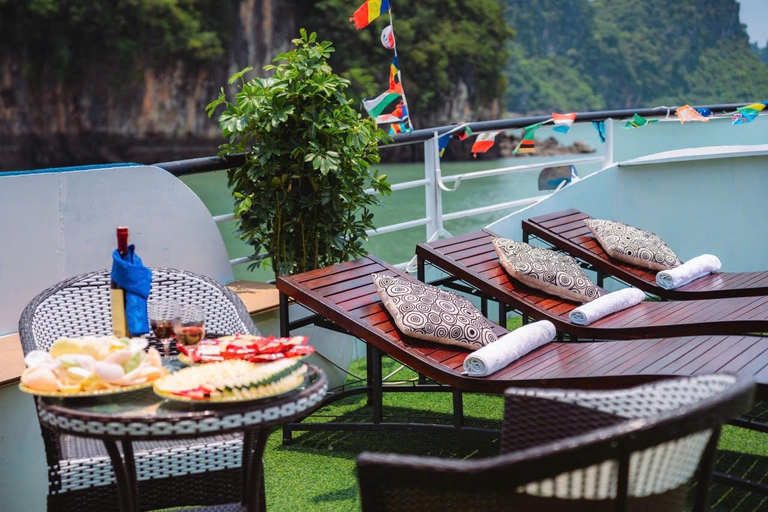 Från Hanoi: Ha Long Bay heldags lyxkryssning