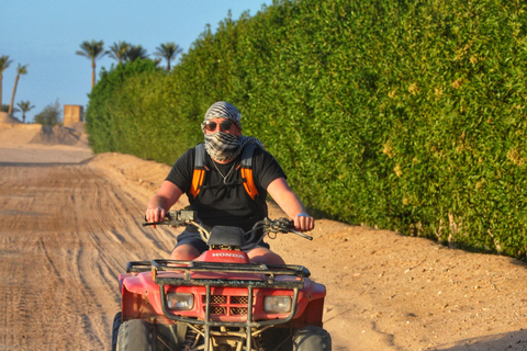 Hurghada: Sunset Quad Bike, Camel w/ Opt Stargazing and BBQ Hurghada : 2-hour Quad Bike and Camel Riding Tour