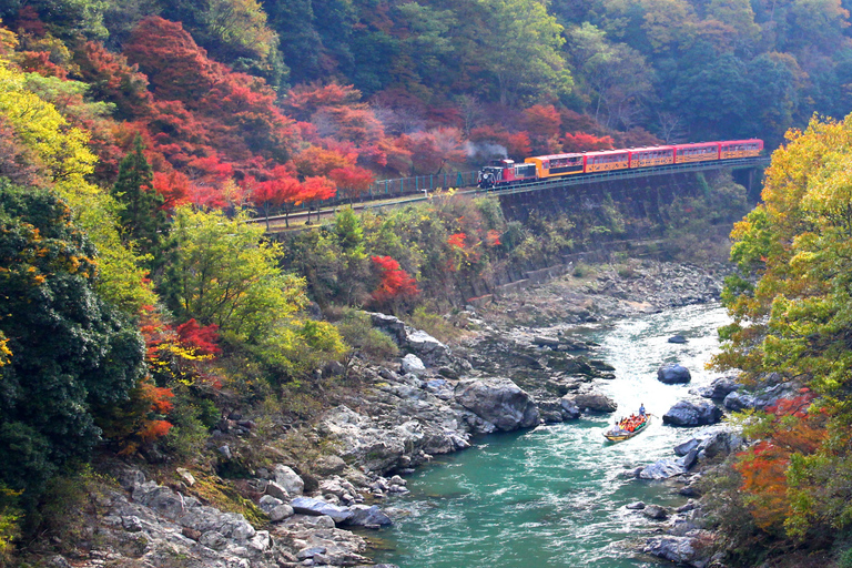 Osaka/Kyoto: Day Tour to Hozugawa River Boat and Arashiyama From Kyoto to Hozugawa River and Arashiyama