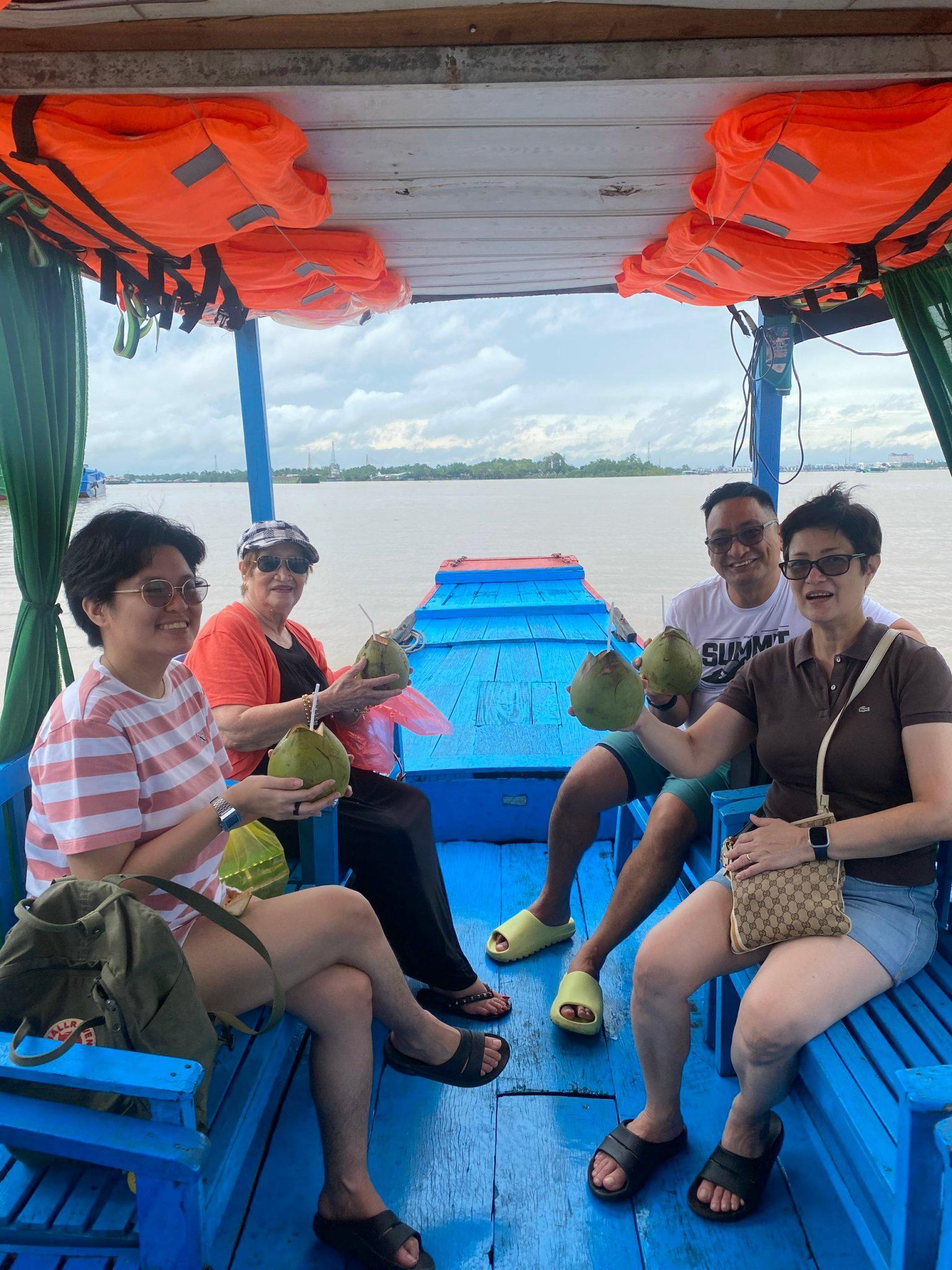 1-Tages-Erlebnis Mekong-Delta - Kleine Gruppe mit dem Van