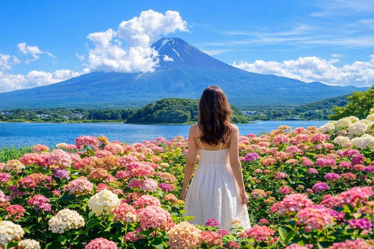 Tokyo: Mt Fuji & Arakurayama& Oshino Hakkai&Lake Kawaguchiko 8:00 AM | Shinjuku Station, West Exit