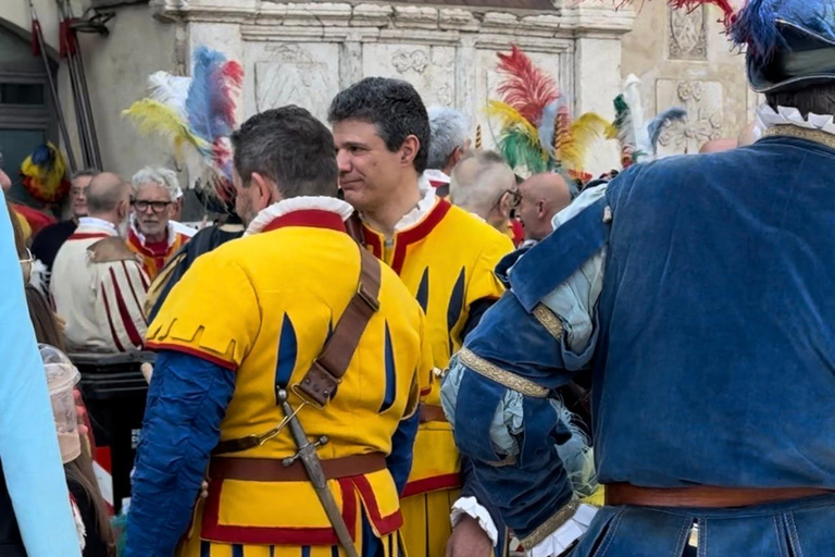 The Legendary Calcio Storico Fiorentino Experience Calcio Storico Fiorentino Semifinal Tour (TICKET INCLUDED)