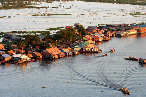 Transfer panorâmico de Phnom Penh para Siem Reap com visitas turísticas