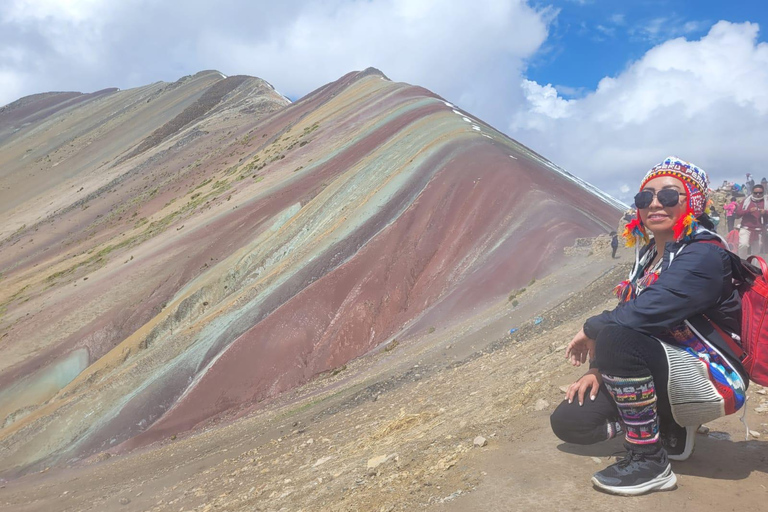 From cusco: Rainbow Mountain with Motorcycles Private
