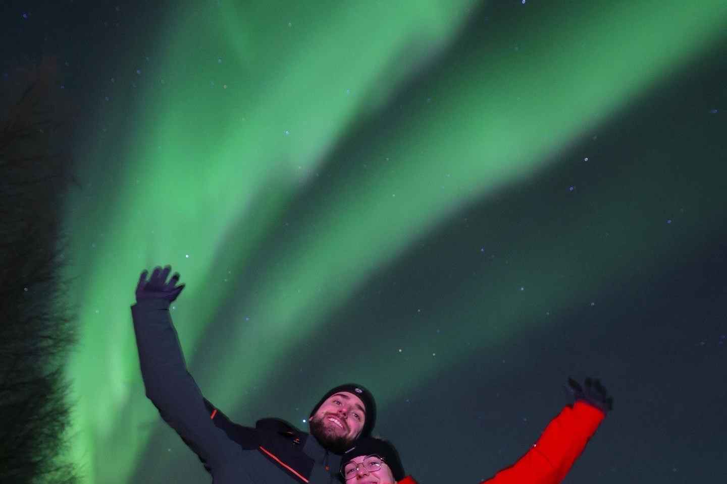 拉普兰极光小巴追光之旅