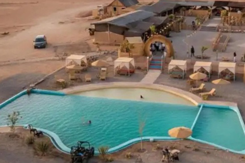 Marrakech: Agafay Desert Lunch Pool, Quad Biking, Camel Ride