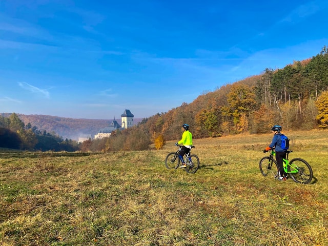 Mountain Biking Full Day Trip to The Karlstejn Castle