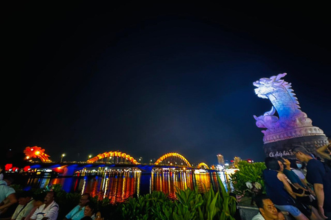 Marble Mountains - Han River Cruise -Dragon Bridge by nightMarble Mountains -Han River Cruise- Dragon Bridge by night