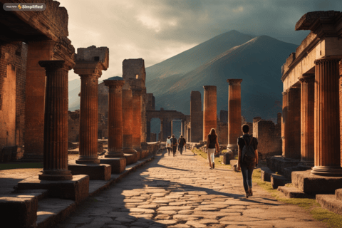 Vulcões e Ruínas: visita o Monte Vesúvio, Herculano e PompeiaDe Nápoles para visitar o vulcão e as ruínas