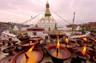Kathmandu: Private Tagestour zu buddhistischen Tempeln und Klöstern