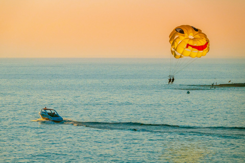 Alicante: Parasailing and City Bike Rental (all day)Alicante: Parasailing (2pax) and City Bikes Rental (all day)