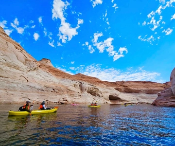 Page/Lake Powell: Guided Kayak & Water Antelope Canyon Tour