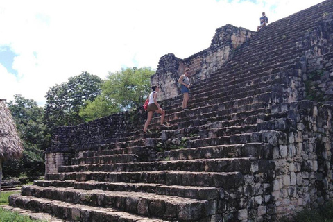 Cancun: Viagem de 1 dia ao Ek Balam e ao Cenote Maya Park