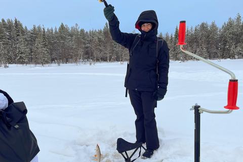 Levi: Ice Fishing Trip in a small group