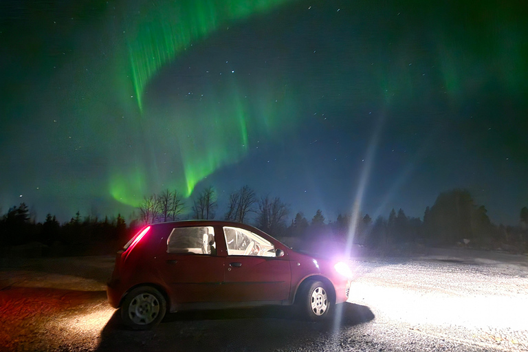 روفانييمي: مطاردة الشفق القطبي الشمالي مع خدمة التوصيل من الفندق