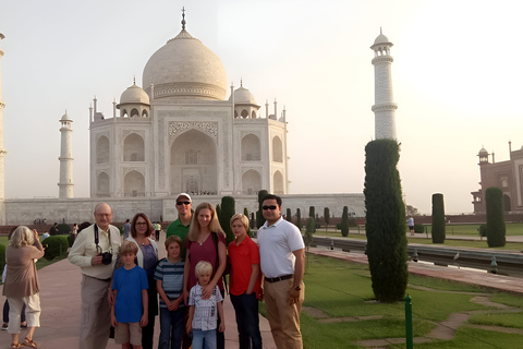 From Delhi: Same Day Taj Mahal, Agra Tour By Car with Option From Delhi: Tour with AC Car + Guide + Monument Fee + Meal