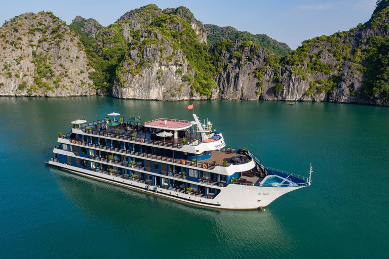 From Hanoi: Visit Halong Bay In 3 Days With A 5-Star Cruise Private Tour With Private Car Transfer & Luxury Cruise