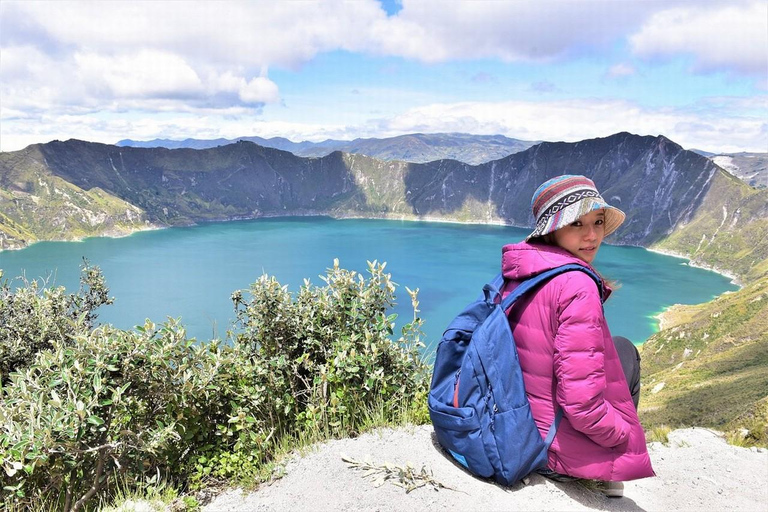 Da Quito: Tour di un giorno della laguna di Quilotoa con pranzo