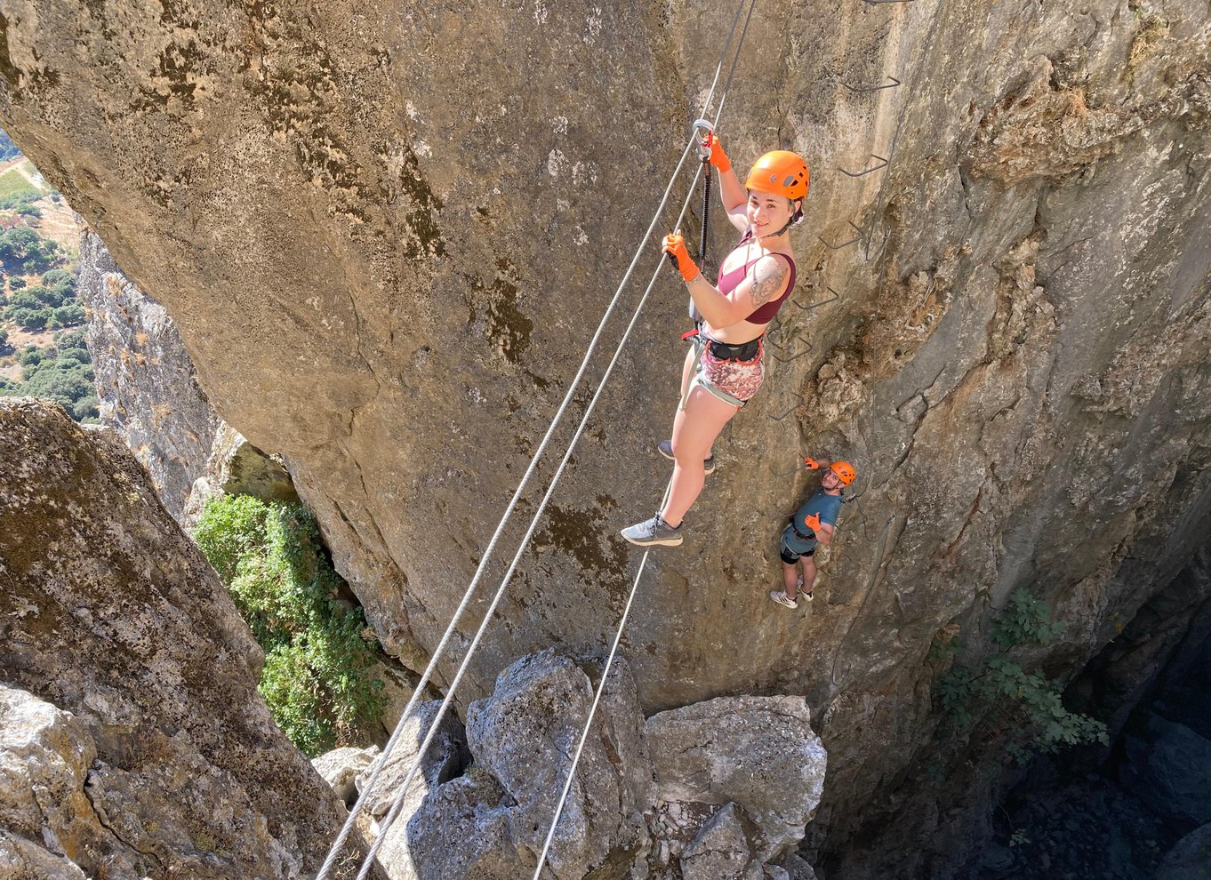 Fra Estepona: Klatretur på Vía Ferrata de Benalauria