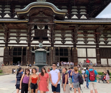 奈良：ユネスコ遺産と地元文化を巡る半日ウォーキング ツアー