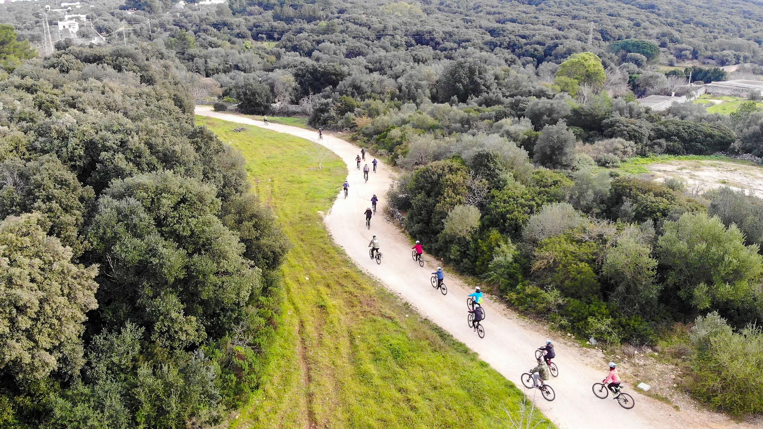 Ostuni: Radtour mit Trainer im Park