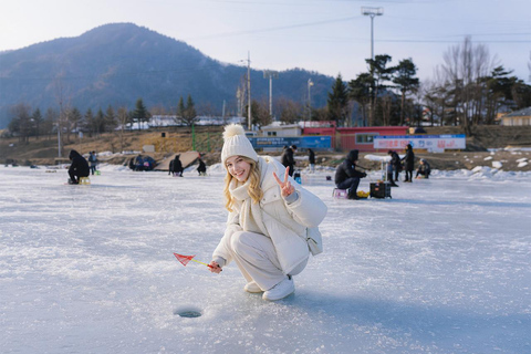 From Seoul: Pyeongchang Trout Festival & Ice Fishing A. Round-Trip Shuttle Bus Only