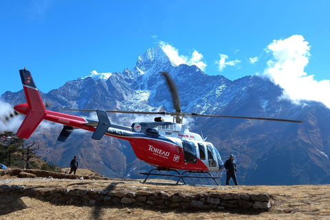 Katmandú: Excursión Privada en Helicóptero al Campo Base del Everest