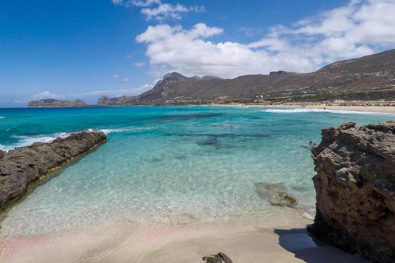 From Chania: Falassarna Beach Sunset Tour, with Free Sunbeds