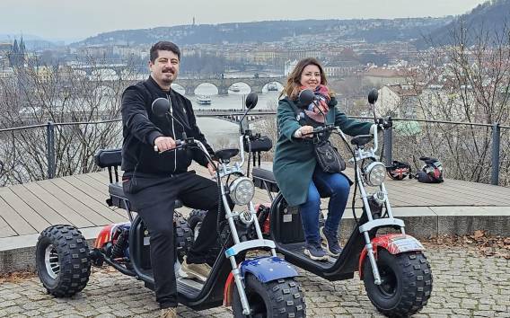 Stadtbesichtigung - Aussichtspunkte - Prague Electric Trike Tour