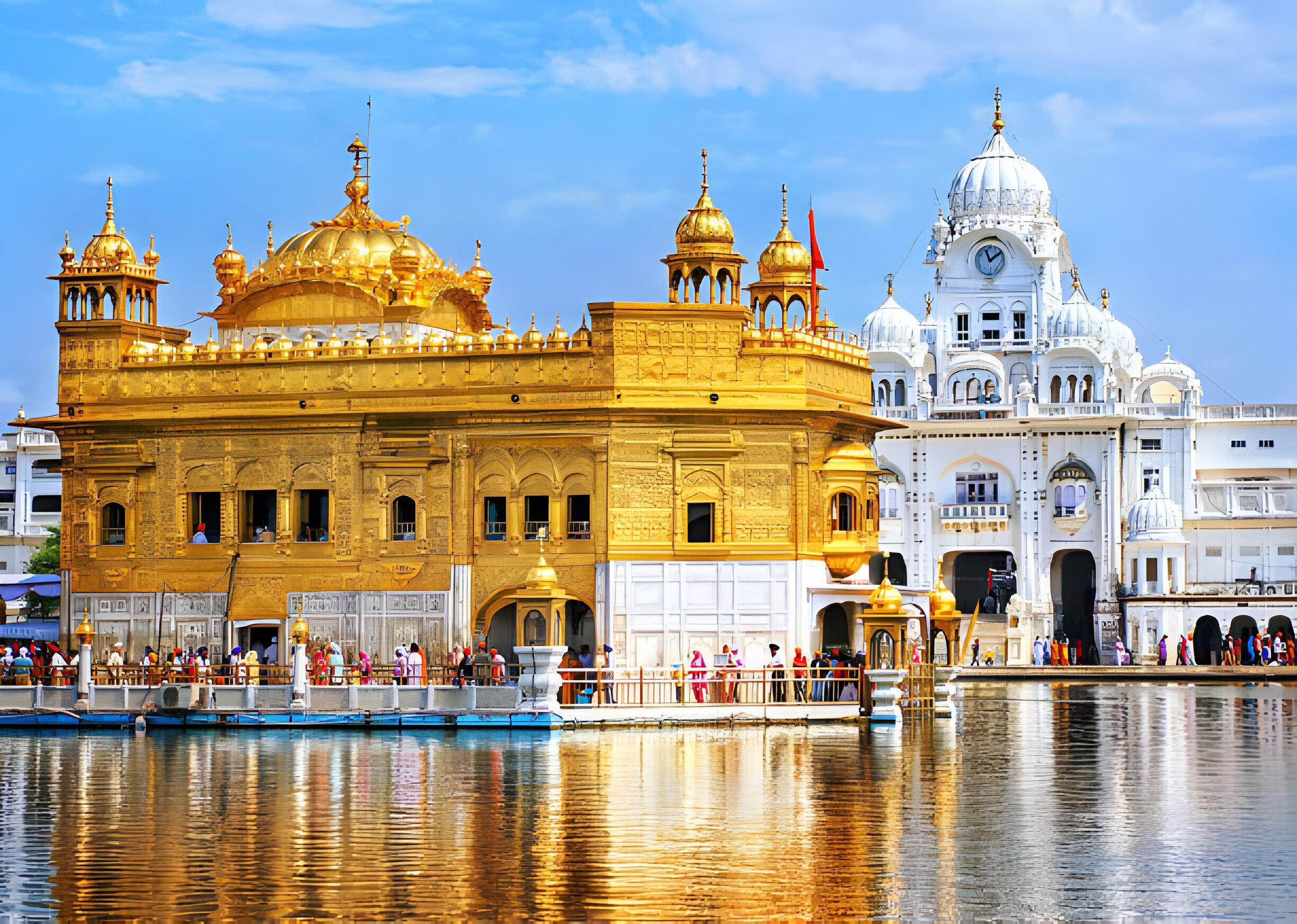 Golden Temple und Wagah Border Private Tour mit Mittagessen