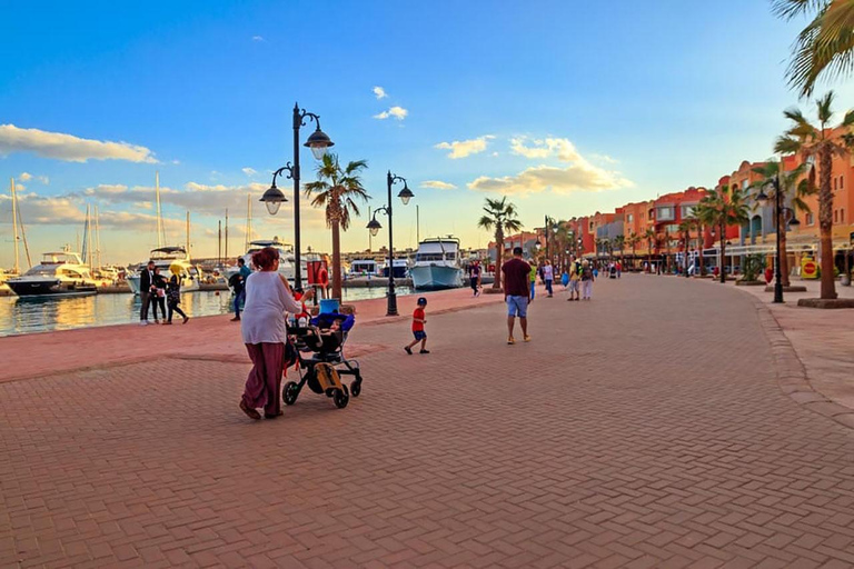 Hurghada : Visite guidée des curiosités du matin ou du coucher du soleil avec shoppingHurghada : visite privée de la ville