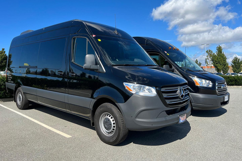 Seattle DT till Vancouver DT privat Sprinter van shuttle