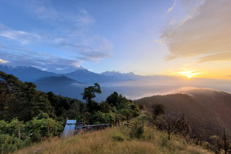 Pokhara: dagwandeling naar het Australische kamp en het dorp Dhampus