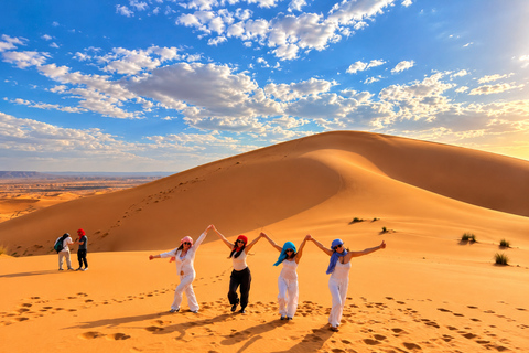 Marrakech: 3-Day Student Sahara Tour With Camp and Quad Adventure Pick: Luxury Camp & Sunset ATV Ride