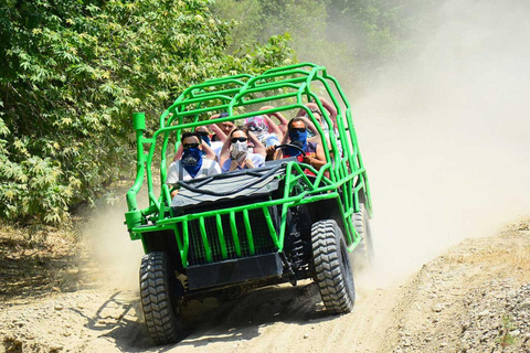 Antalya: Koprulu Canyon Jeep Safari, Monster Truck & Rafting ( 4 in 1 ) Jeep Safari, Buggy or Quad & Rafting, Zipline