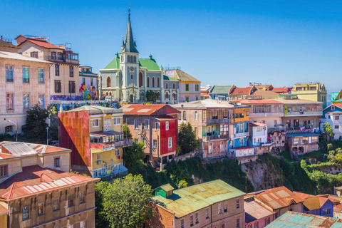 Valparaiso, Viña del Mar, vignoble, lions de mer et tour en bateau