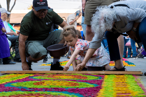 Antigua: Sawdust Carpet Workshop Exclusive Holy Tuesday Sawdust Carpet Workshop