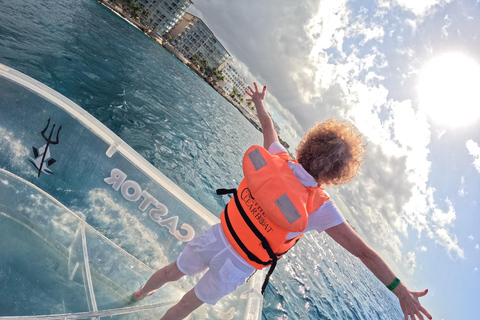 Cozumeltastic: Clear Boat Sightseeing Tour in Cozumel Cozumeltastic: Transparent Boat Tour in Cozumel