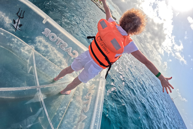 Cozumeltastic: Clear Boat Sightseeing Tour in Cozumel Cozumeltastic: Transparent Boat Tour in Cozumel