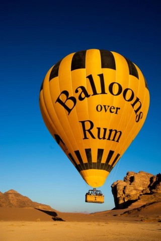Wadi Rum: Ballonnen over Rum