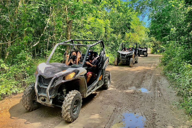 Playa del Carmen: Cenote & Mayan Village Tour per Buggy