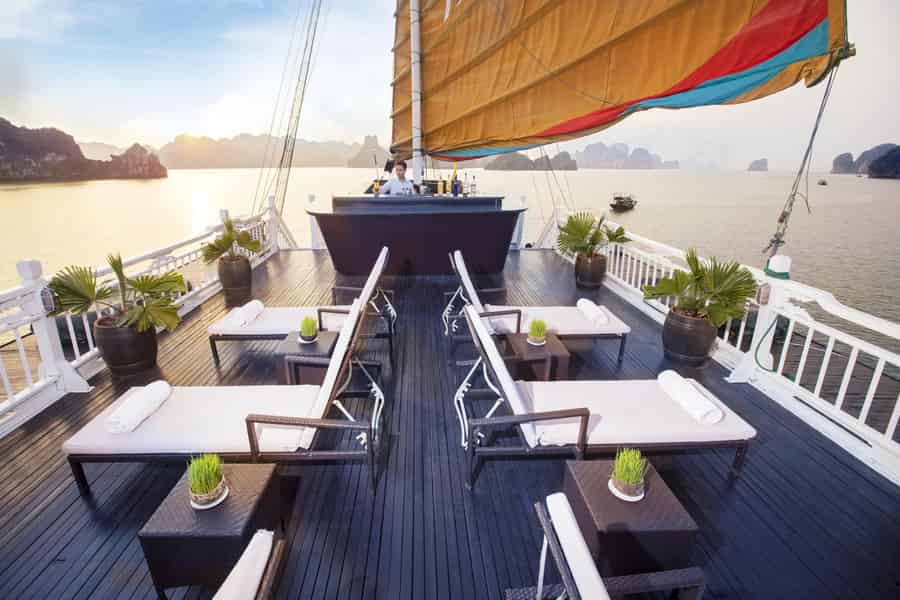 Hanoi: Halong-Bucht - Boutique-Classic-Kreuzfahrt, 2-tägige Tagestour. Foto: GetYourGuide Hanoi: Halong-Bucht - Boutique-Classic-Kreuzfahrt, 2-tägige Tagestour. Foto: GetYourGuide