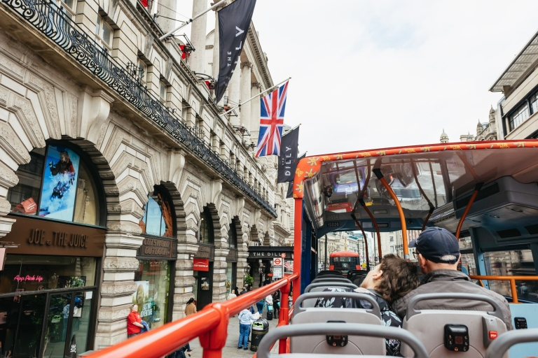Londres: recorrido turístico en autobús con paradas libresBillete de 24 horas para el autobús turístico con crucero por el río