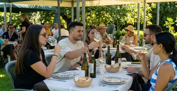 Near Siracusa: Winery Tour, 4-Wine Tasting & Brunch