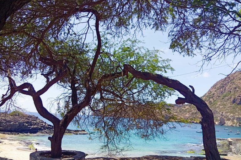 From Praia: Principal Valley Hike & Relax in Tarrafal Beach Shared Group Tour